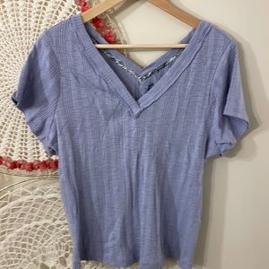 Women’s Anthropology knit rib t-shirt 1X